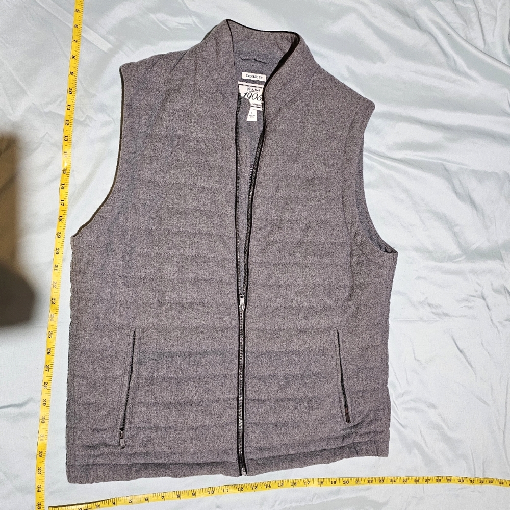 Jos A Bank Grey mens vest -- light and dressy!